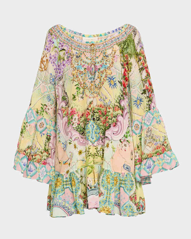 Just Coasting A-Line Frill Dress